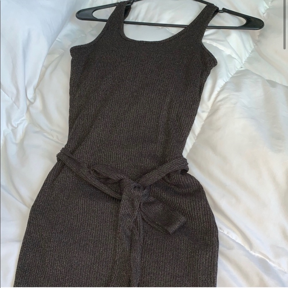 Sleeveless tank dress midi